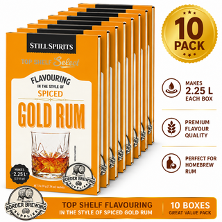 Select Spiced Gold Rum x 10 Pack Bundle