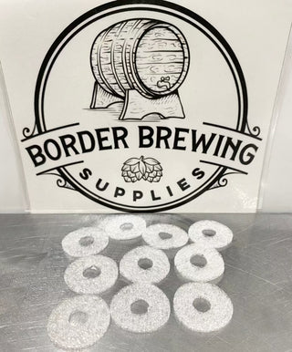 Still Spirits Air Still Washers 10 pack food-grade polyethylene replacement washers for Air Still Filters and Carbon Cartridges.