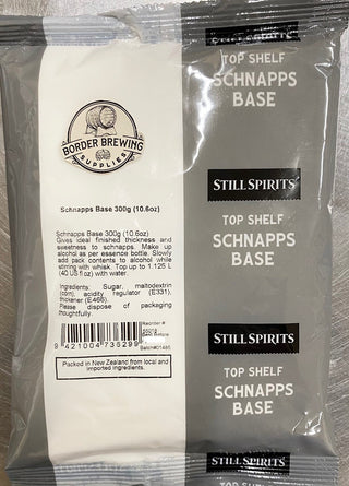 Still Spirits Top Shelf Schnapps Base 300g for adding sweetness, body and mouthfeel when making 1.125 litres of homemade schnapps