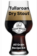 Tullaroan Stout all grain recipe kit with freshly crushed grain, CTZ hops and BRY-97 yeast