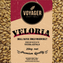 Voyager Veloria Ale Malt packaged for home brewing
