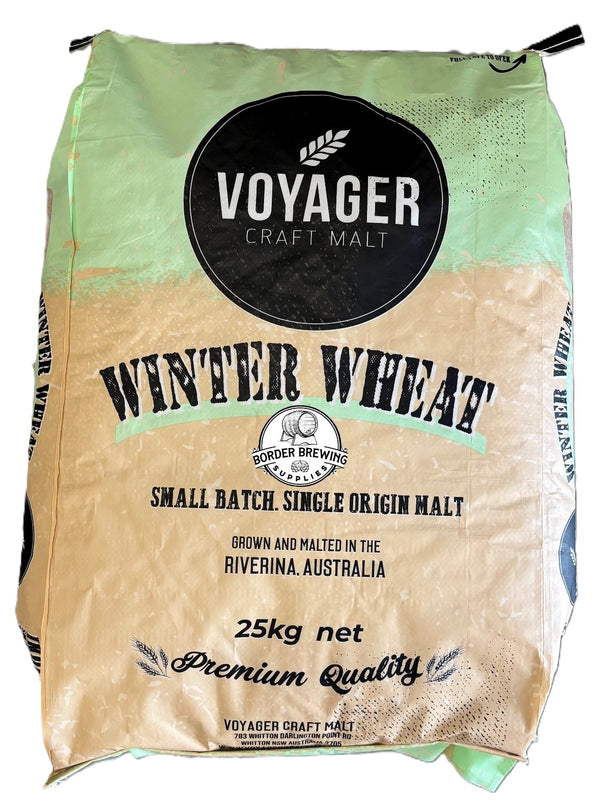 Voyager Craft Malt Winter Wheat bag produced in the Riverina New South Wales
