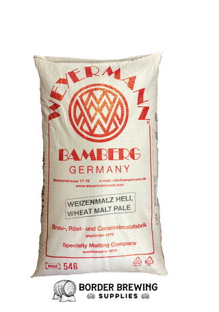 Weyermann Wheat Malt Pale German brewing grain for wheat beer and hazy IPA
