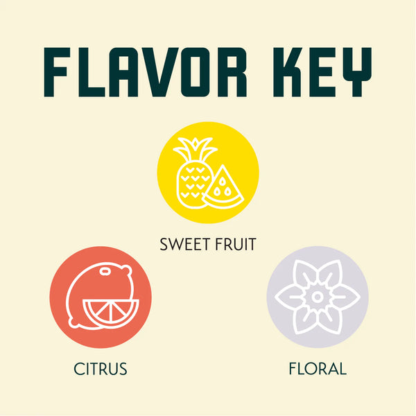 Amarillo hop flavour profile featuring orange, grapefruit, lemon and stone fruit